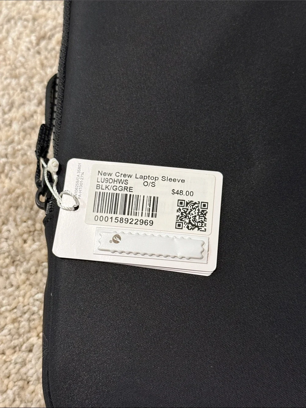 NWT Lululemon New Crew Laptop Sleeve